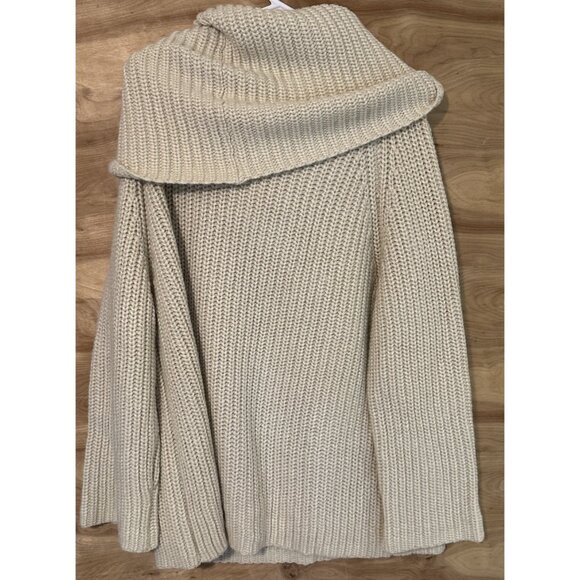NWT MES DEMOISELLES NOMADE CHUNKY COWL NECK TURTLENECK Sweater Alpaca Wool $288 - Picture 3 of 10